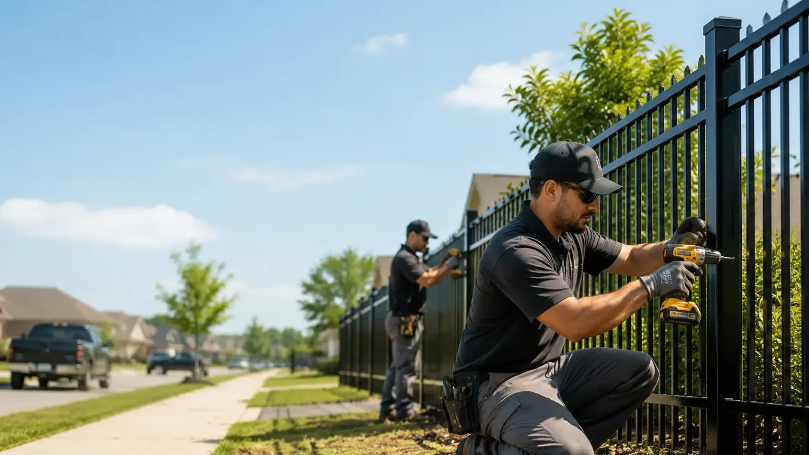 Metal Fence Installation in Guilford, ME